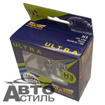 Автолампа H3 12V 55W Маяк  +100% Super Light 82320SL+100  (к-т)