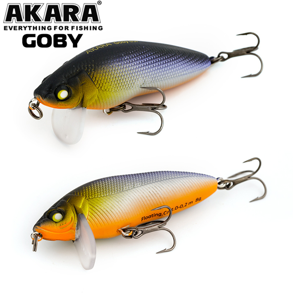 Воблер Akara Goby 65F 8 гр. (2/7 oz 2,6 in) A80