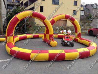 Надувная трасса "Овальная", 6*6*2 м