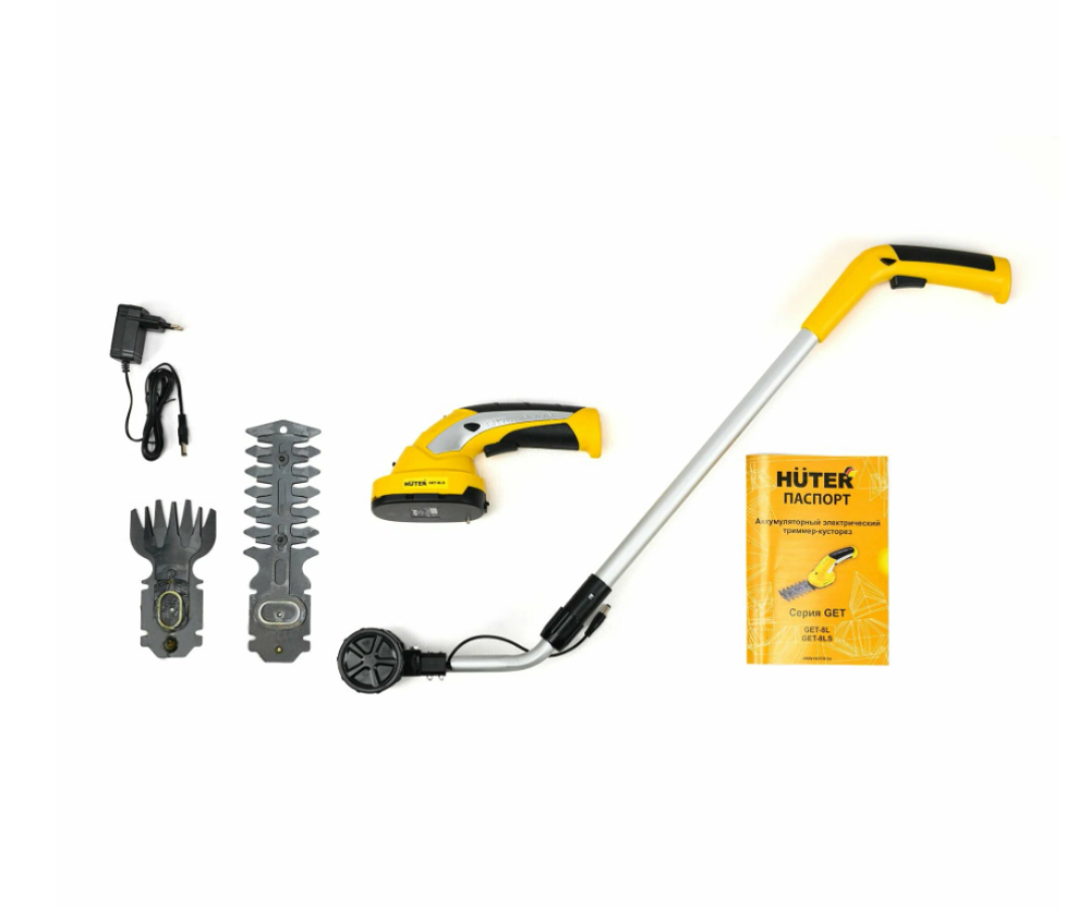 Huter Аккумуляторный электрический триммер-кусторез GET-8LS