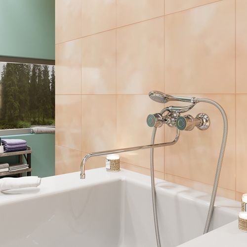 Смеситель для ванны и раковины 1/2 кер. MIXLINE ML01-02