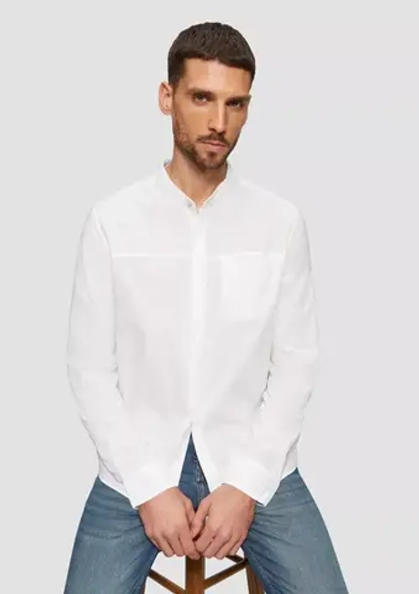 Regular Fit : хлопковая рубашка со структурой s.Oliver