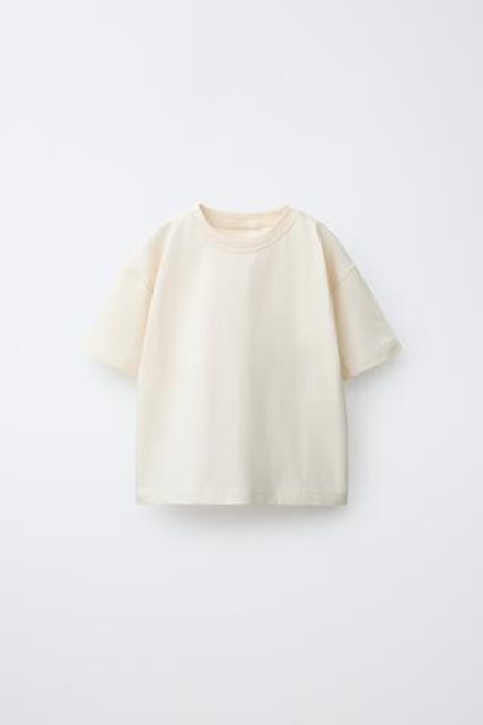 ZARA НАБОР ИЗ ТРЕХ ОДНОТОННЫХ ФУТБОЛОК, СЕРО-СИНИЙ