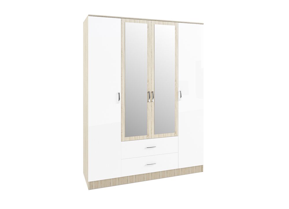 МС Софи Шкаф (Сонома/Белый) СШК 1600.1, ДСВ-Мебель, г. Пенза