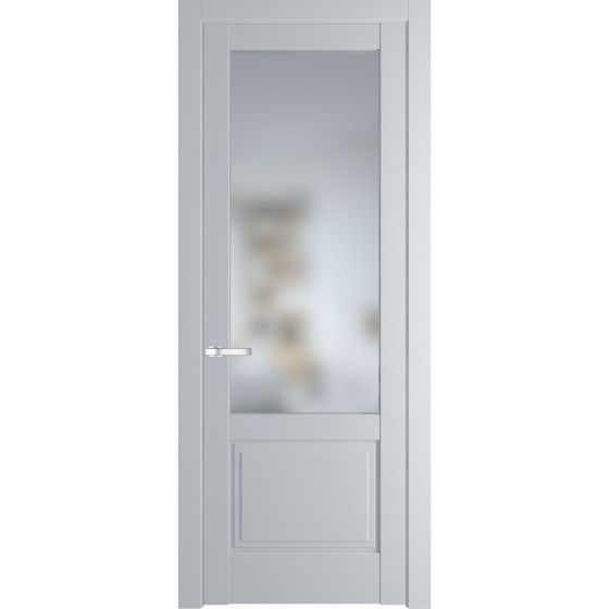 Межкомнатная дверь эмаль Profil Doors 3.2.2PD лайт грей остеклённая