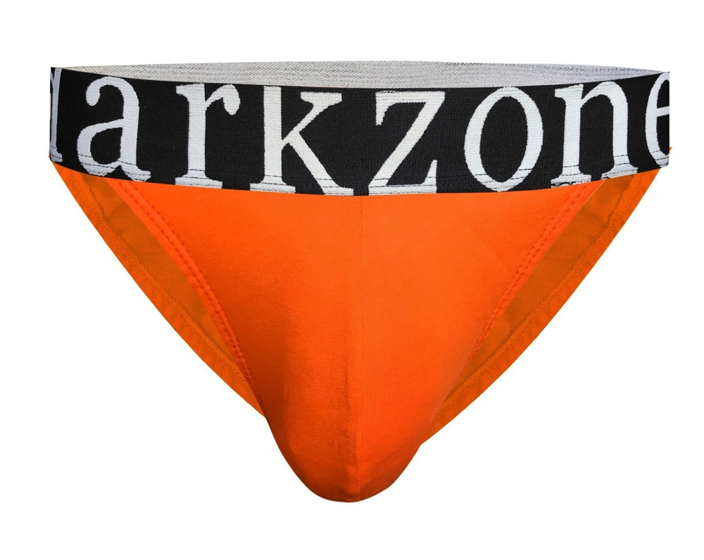 Оранжевые мужские трусы с широкой брендированной резинкой (Размер: M) (Цвет: оранжевый)