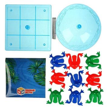 Настольная игра лягушки кор.21*21*6,5см Умные игры