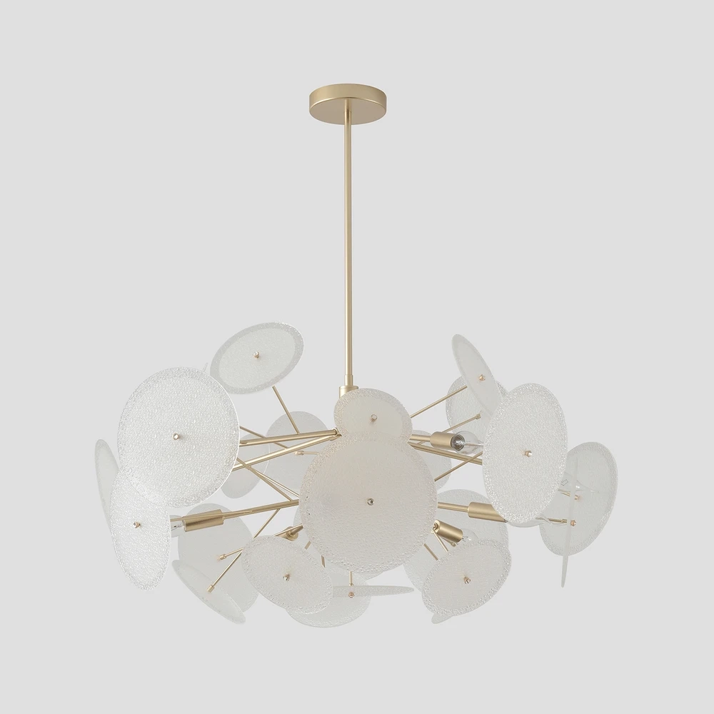 Люстра на штанге Crystal Lux DANDELION SP10 GOLD