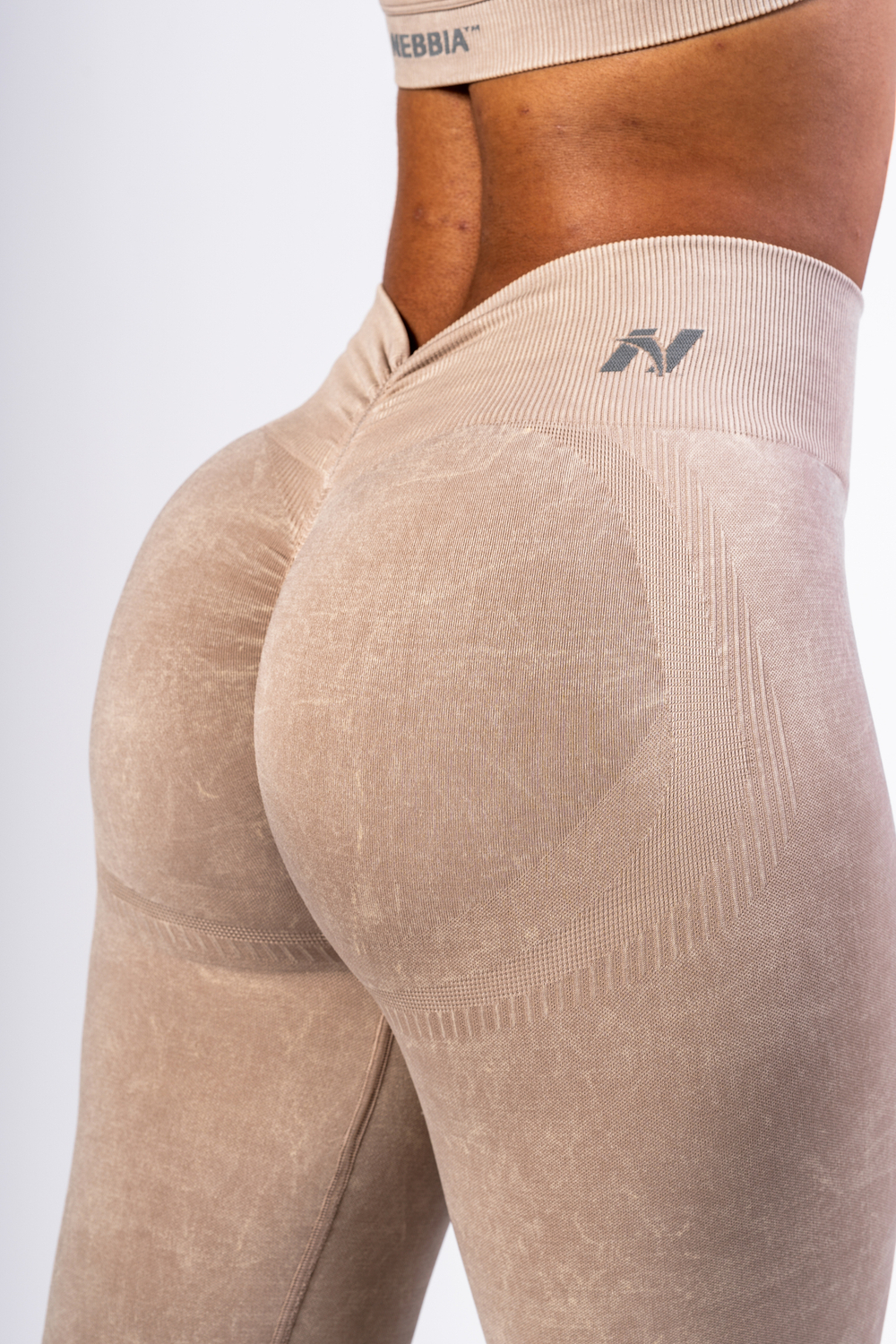 Леггинсы Shaping Seamless High-Waist Leggings MAXIMUM PUSH-UP 302 Кремовые
