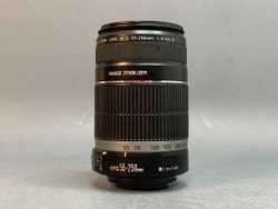 Canon EF-S 55-250mm 4-5.6 IS царапка на передней линзе