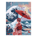 Картина по номерам 30*40см "Морские волны" (на подрам.) (Lori)