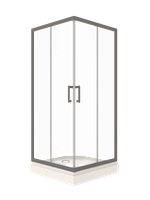 Душевое ограждение Triton Фикс-Графит 90х90
