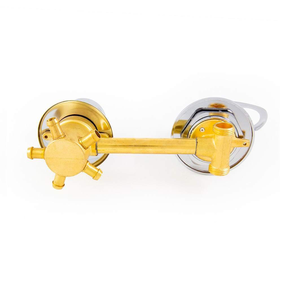 Смеситель для душевой кабины DC 6312  трубка 120мм. хомут,  5 режимом