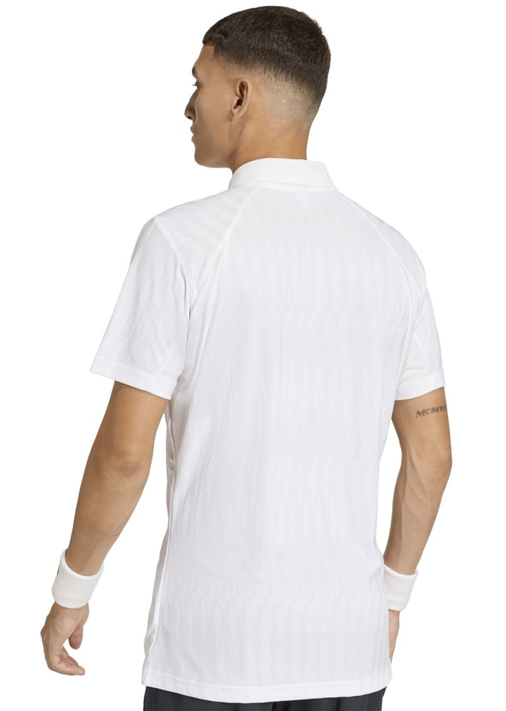 Теннисное поло Adidas Climacool+ Airchill Freelift - white