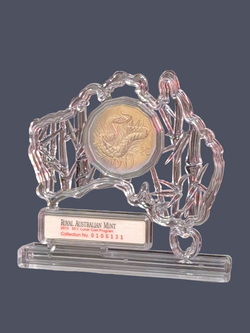 Монета 50 центов 2013 «Восточный календарь - год змеи»