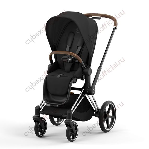 Прогулочная коляска Cybex Priam IV Sepia Black шасси Chrome