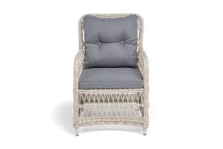 "Цесена" кресло плетеное из искусственного ротанга, цвет бежевый