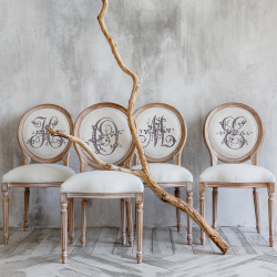 Стул Объект мечты Монограмма буквы M