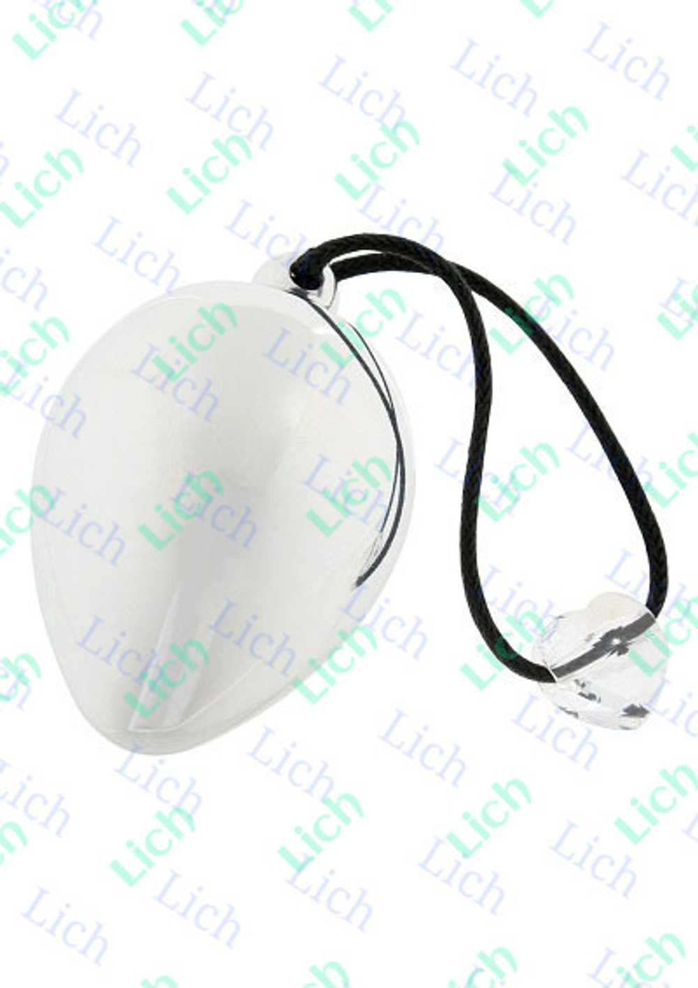 Виброяичко с кристаллом Swarovski под серебро EggXitting, 3.8 см