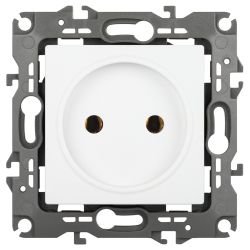 Розетка ЭРА Серия 12 12-2105-01М , 2P, 16А-250В, белый матовый