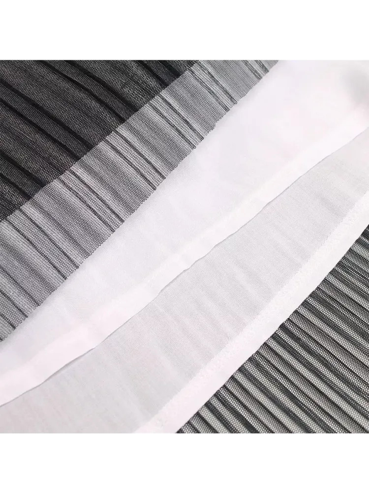 Комбинированное платье с кружевом REMIX