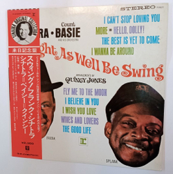 Винтажная виниловая пластинка Frank Sinatra, Count Basie And His Orchestra It Might As Well Be Swing (Japan 1974 OBI)