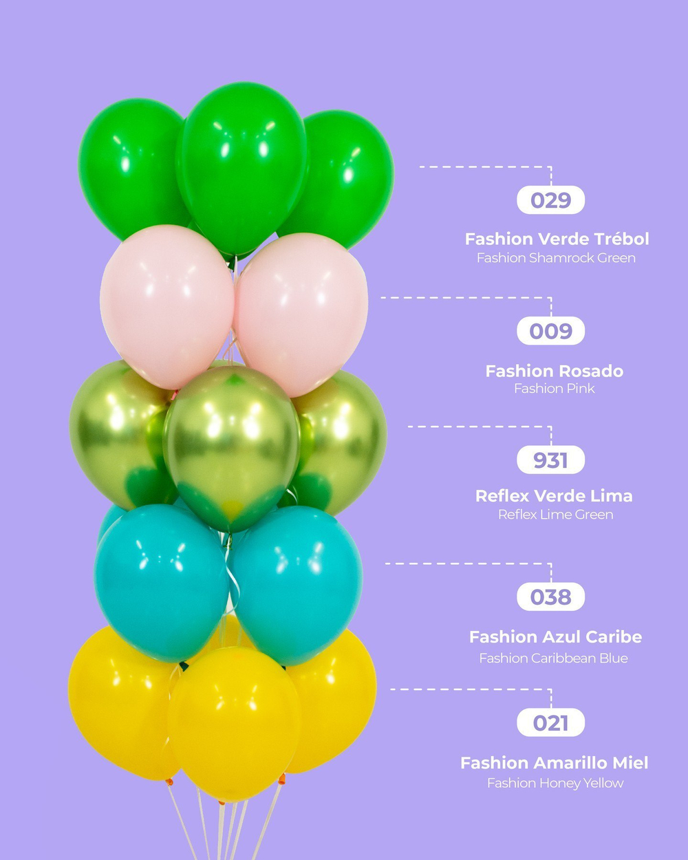 Шар 5" Карибы, Пастель / Caribbean Blue 038 Sp