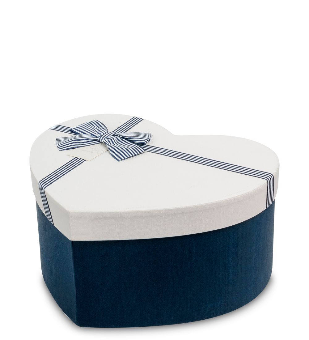 WF-94/2-A Коробка «Сердце» цв.син./молочн.