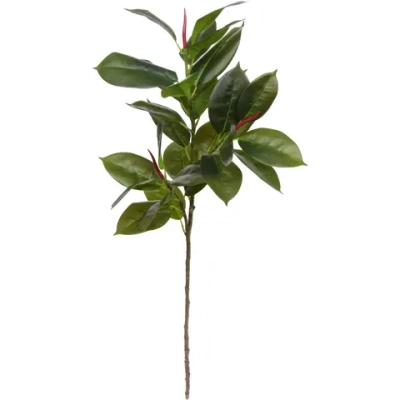 Искусственное растение «Ветка Фикуса» 100см зеленая
