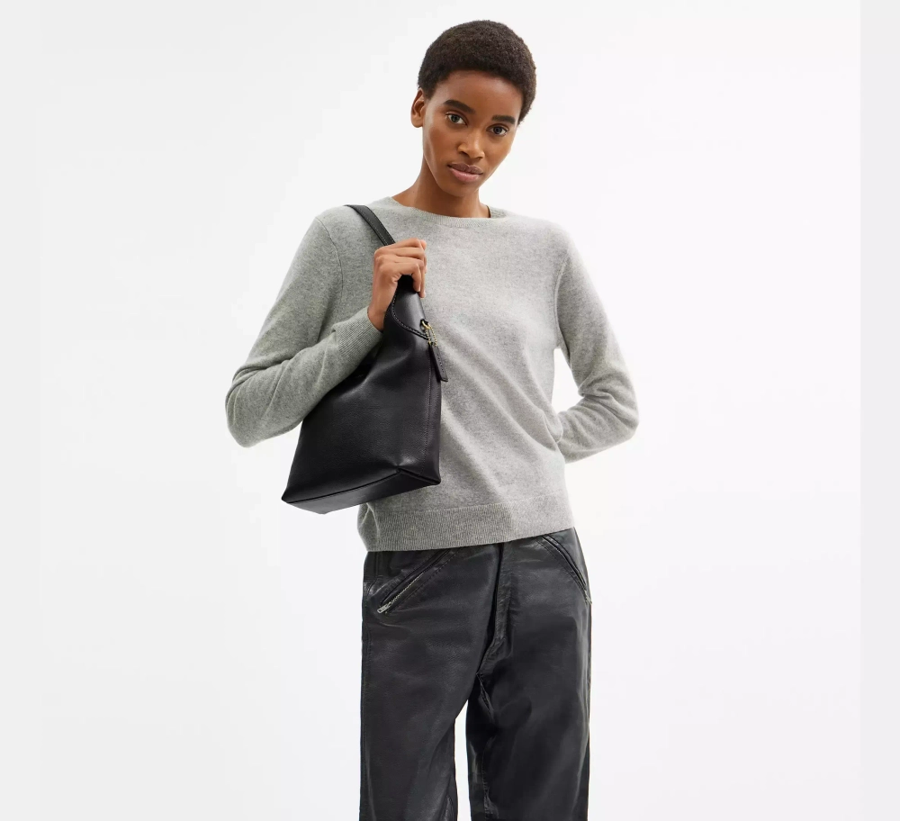 COACH СУМКА ЧЕРЕЗ ПЛЕЧО BROOKLYN 28, ЧЕРНЫЙ