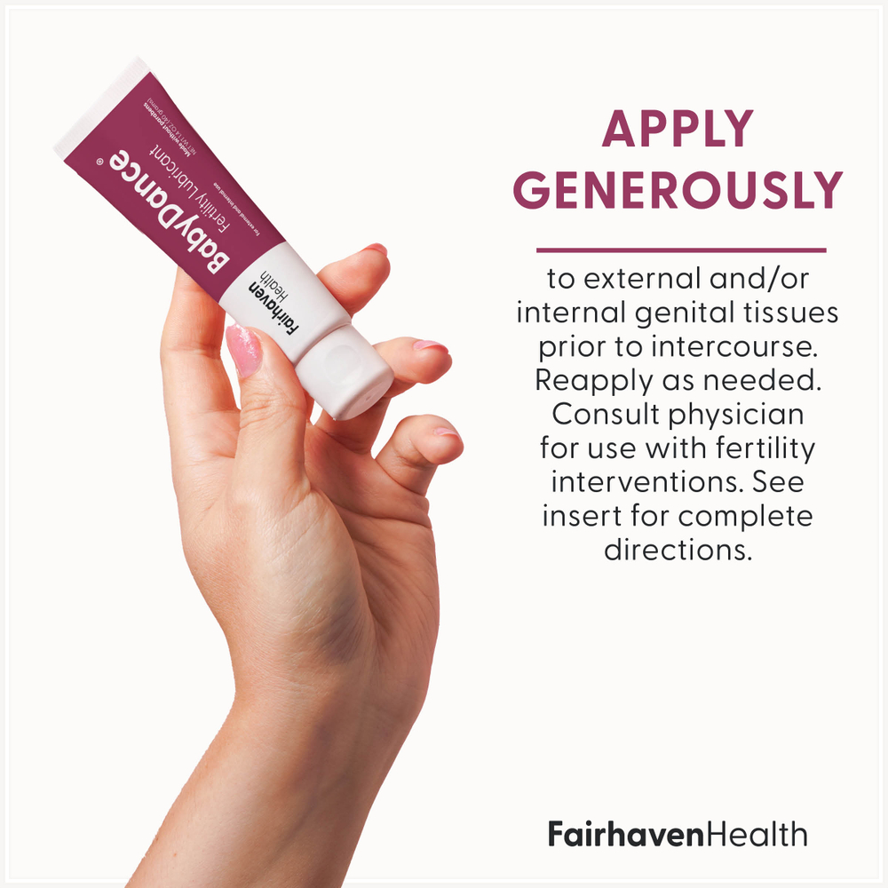 Fairhaven Health, BabyDance®, смазка для повышения фертильности, 1 универсальный тюбик, 40 г (1,4 унции)