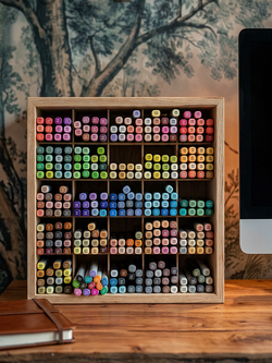 D-Box Органайзер для маркеров 5х5, H1145 ST10 Дуб Бардолино натуральный