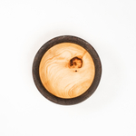 Деревянная тарелка из древесины сибирского кедра. T197