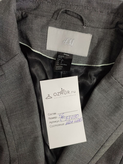 Жакет H&M серый 42 размер