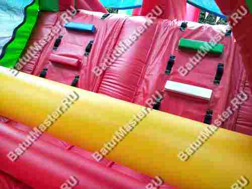 Коммерческий надувной батут "Тоннель Крокодил"