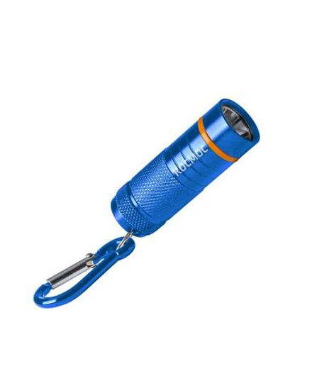 Фонарь брелок 1ВтLED 4xLR44 входят в комплект корпус анодир. алюм. карабин КОСМОС KOC205B