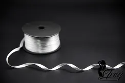 Лента атласная, 6 мм, серый 166