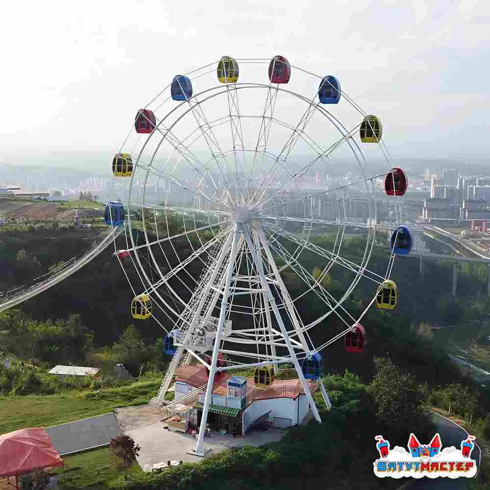 Гигантское колесо обозрения «Северное сияние» — 18 кабин, до 72 человека