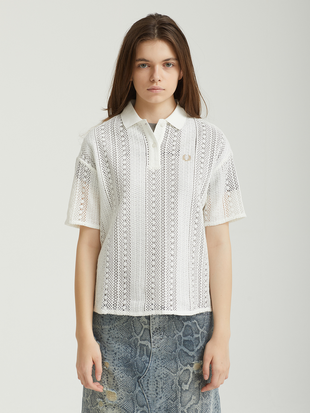 Женское Поло Lace