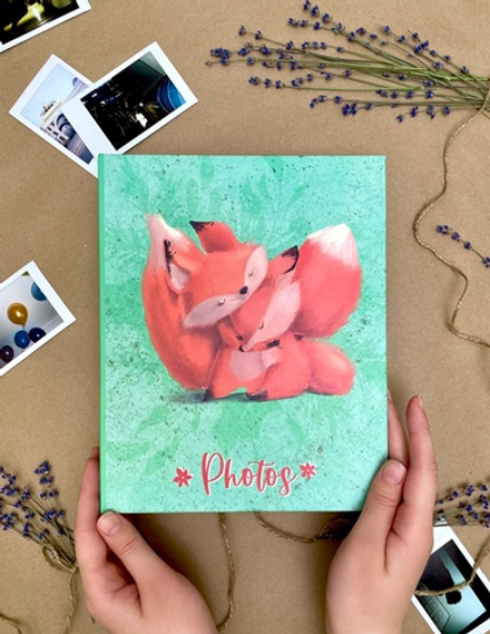 Фотоальбом на 200 фото 10х15 см, пластик. листы foxy life Лисья жизнь