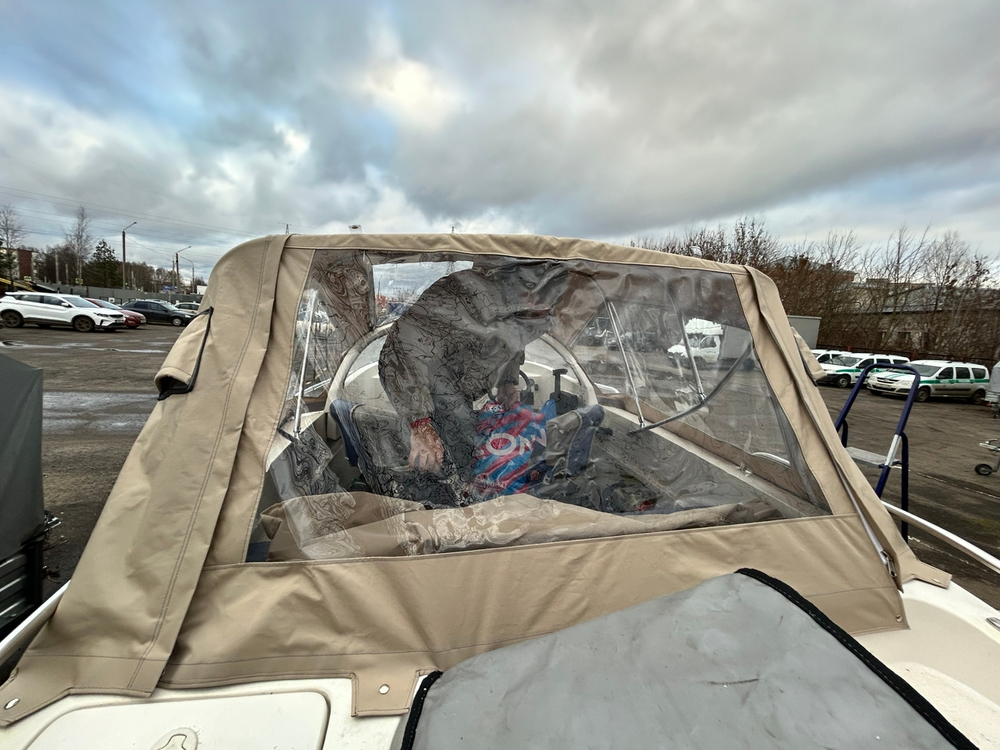 Тент ходовой на катер STRELKA-M
