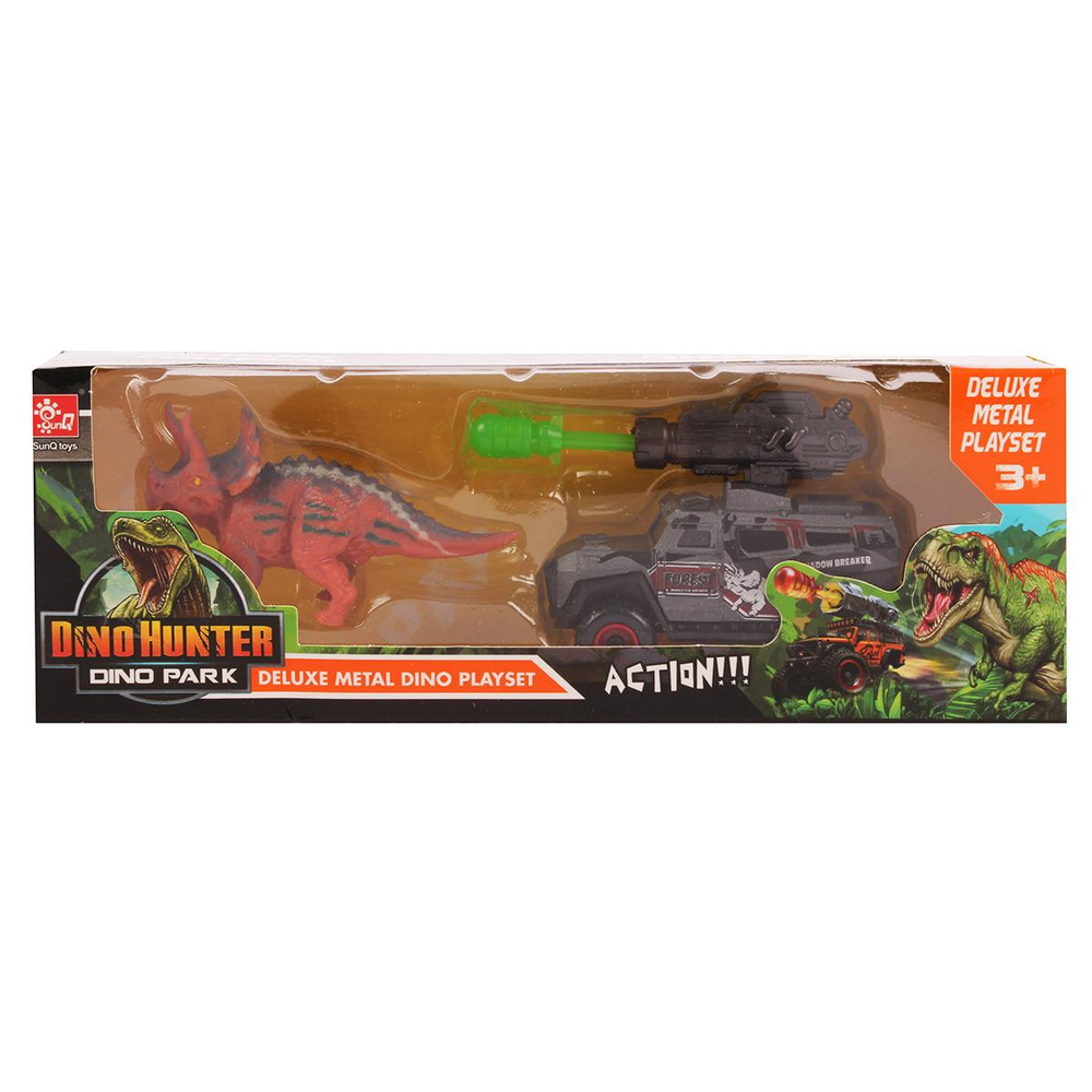 Набор машина с динозавром, коробка SQ90888-2B