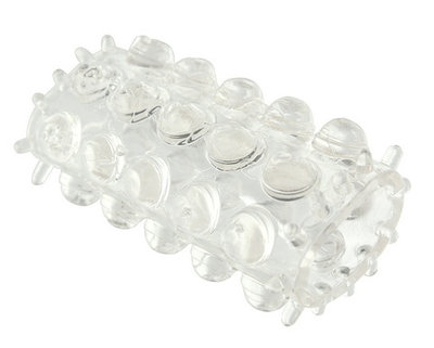 Прозрачная рельефная насадка POWER STRETCHY (Цвет: не задано)