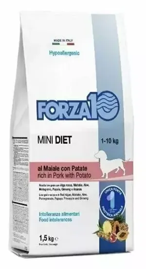 Forza 10 Корм для собак мини пород гипоаллергенный Mini Diet Maiale con Patate со свининой и картофелем