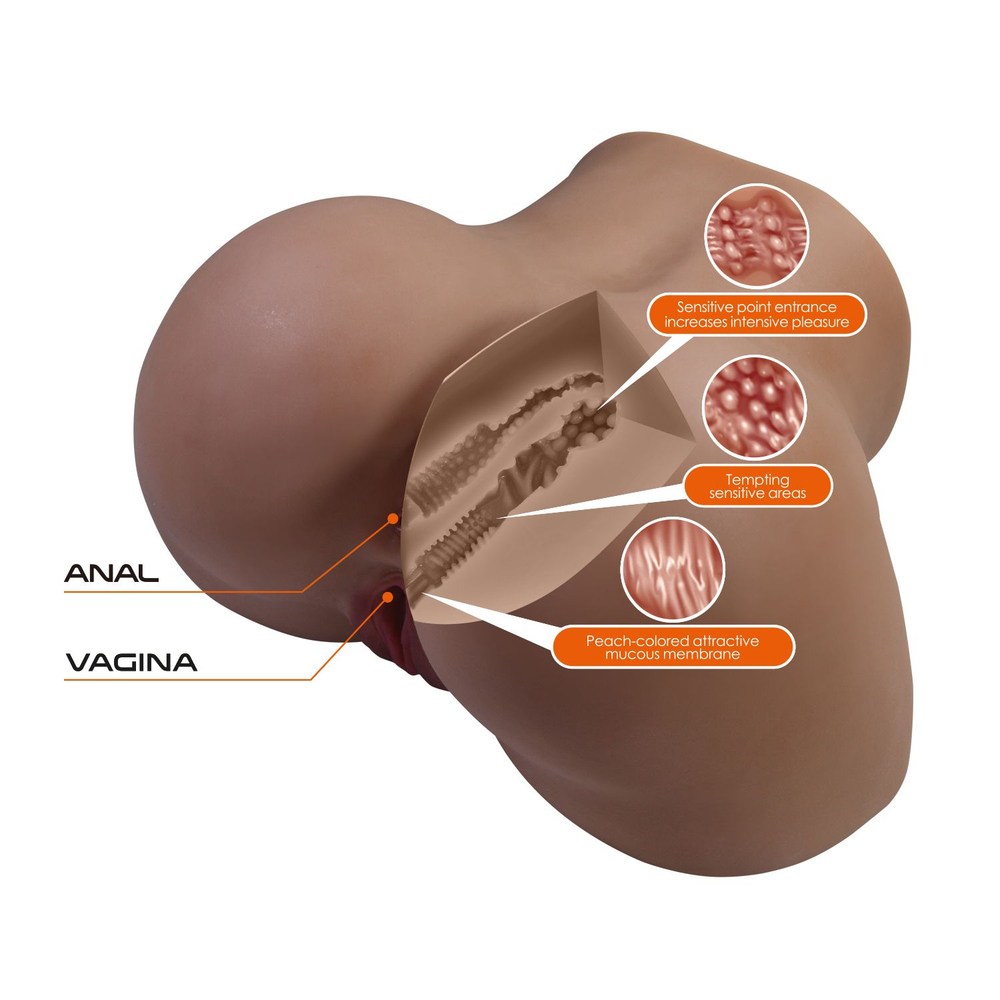 Мастурбатор Briony Baile с 2 любовными каналами