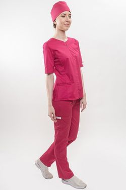 Медицинский топ Доктор Чехов, арт.5520 Hot Pink