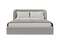 Кровать двуспальная Classic 180 см (серый, велюр)