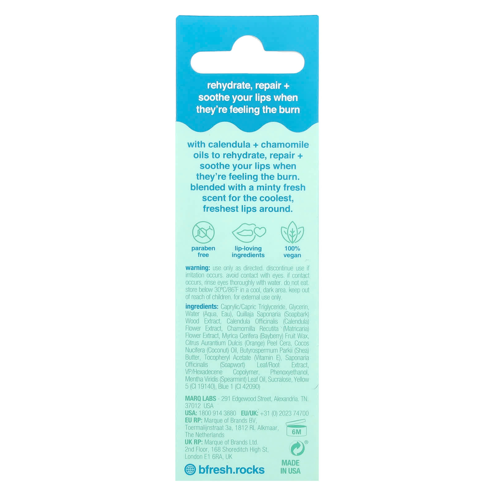 b.fresh, Bye Bye To The Burn, Cooling Lip Serum, Mint, 0.5 fl oz (15 ml)