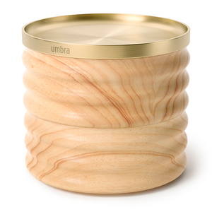 Шкатулка для украшений tesora, натуральное дерево/латунь