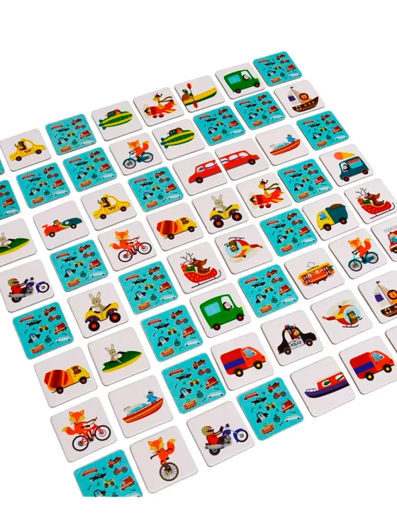 Настольная игра Мемо Машины